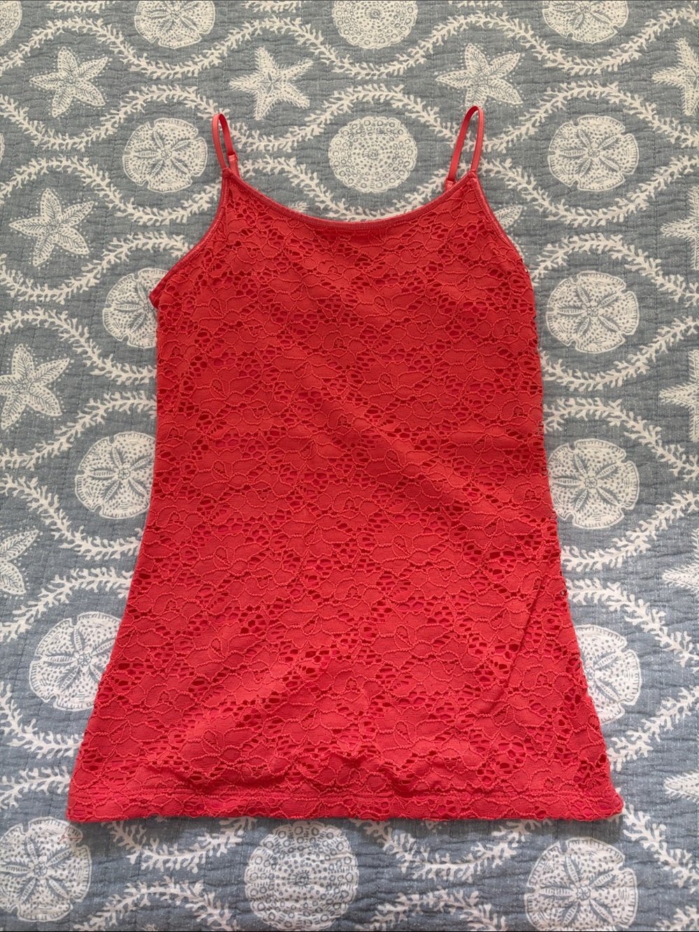 Rue21 Pink Lace Spaghetti Strap Camisole Top